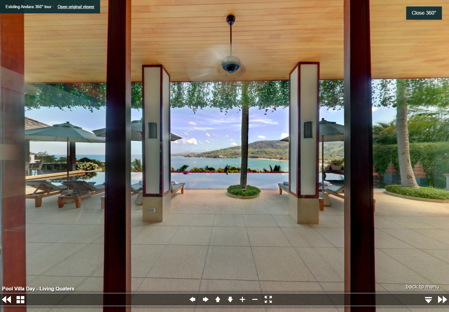 Official Andara villa living-space reference