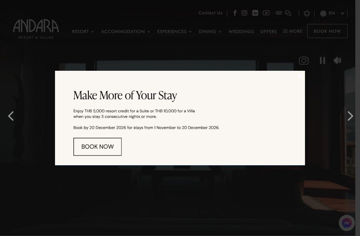 Current Make More of Your Stay invitation, shown exactly as captured