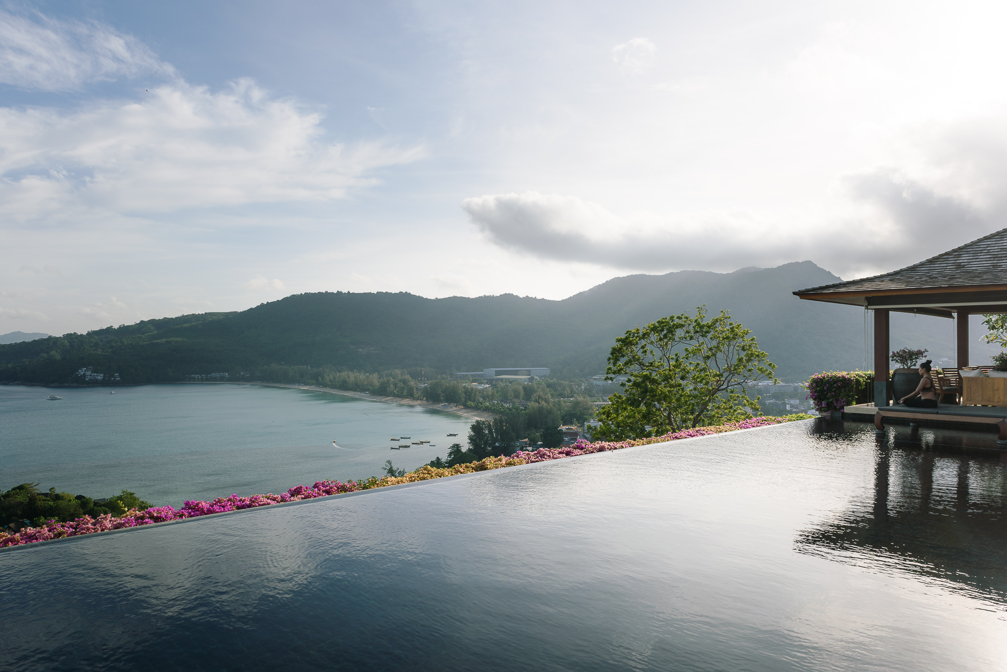 Official Andara villa pool overlooking Kamala Bay